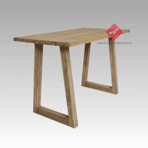 Dining Table with Wooden Legs
