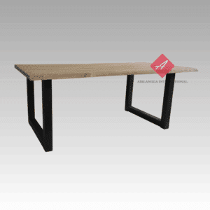 Dining Table with Iron U Legs